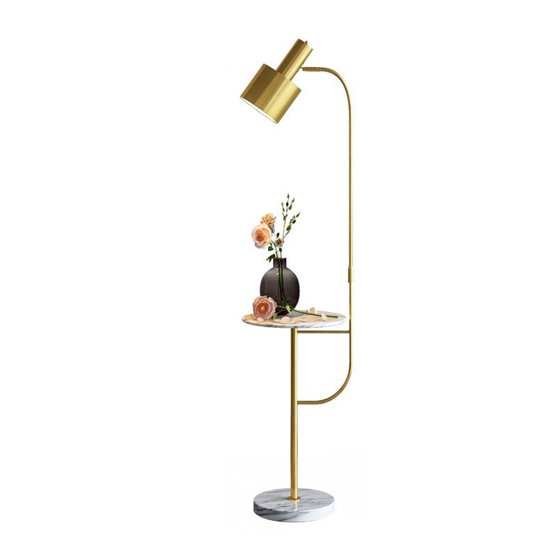 Grenade Metal Spotlight Light Light Postmodern 1-Light Stand Up Lampe avec plateau pour le salon