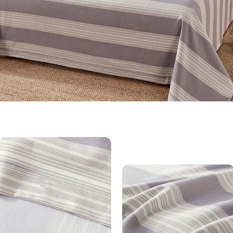 Non-Pilling Sheet Set Cotton Fade Resistant Breathable Soft Bed Sheet Set