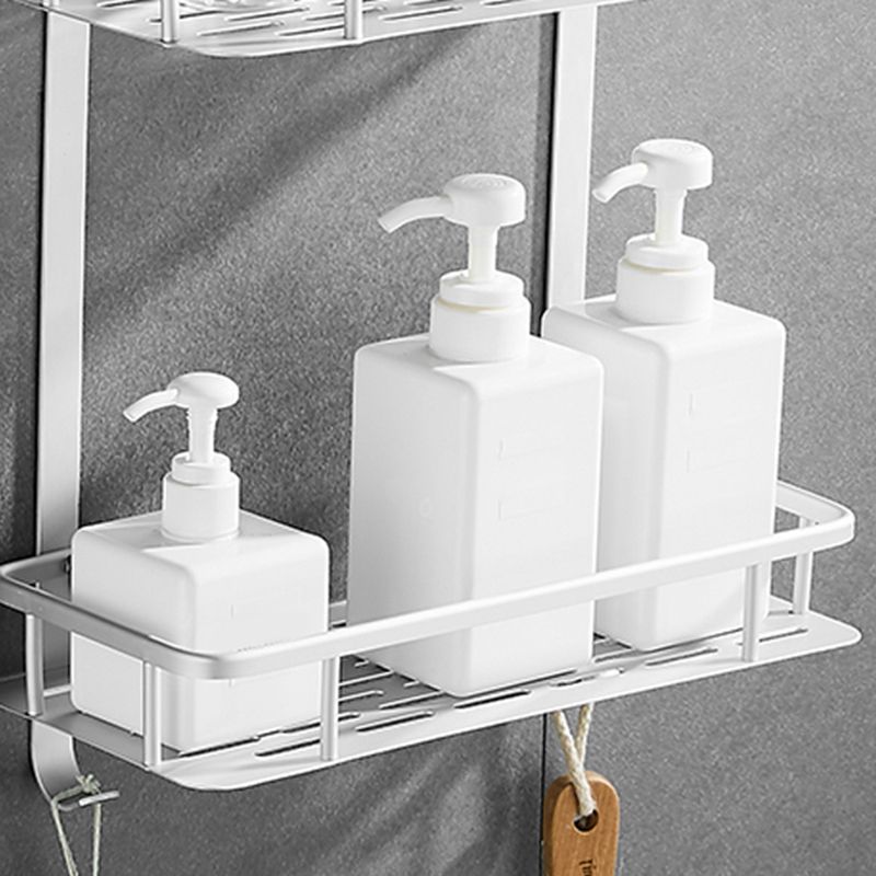 Contemporary Metal Bathroom Accessories Hardware Set with Bath Shelf