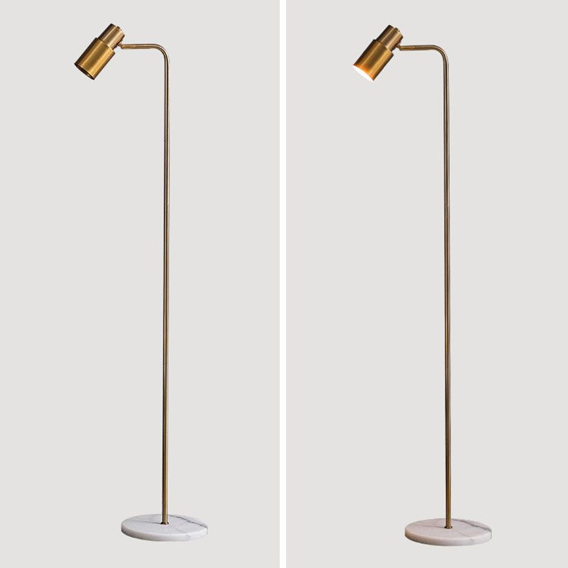 Metal Geometric Shape Floor Lamp Modern Style 1-Light Floor Lamp Fixture