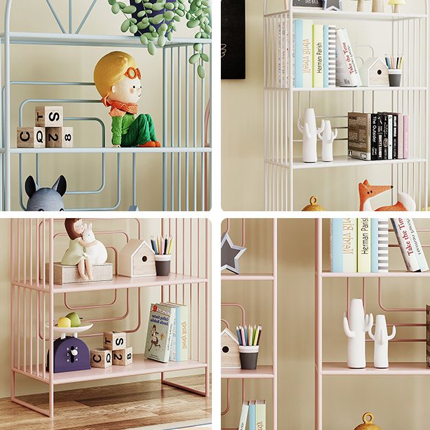 Scandinavian Style Bookshelf Open Back Bookcase for Home Office