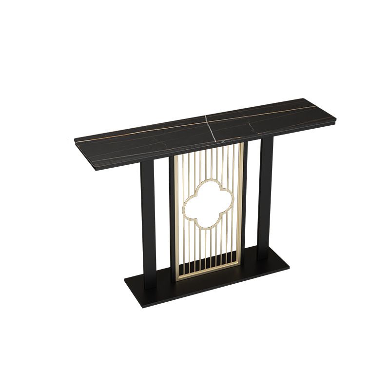 Contemporary Console Table with Stain Resistant Pedestal Top