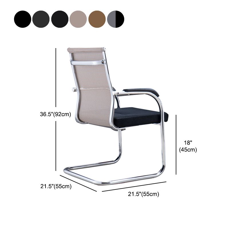 Modern Office Chair Mid and High Back With Breathable AirGrid Seat Conference Chair