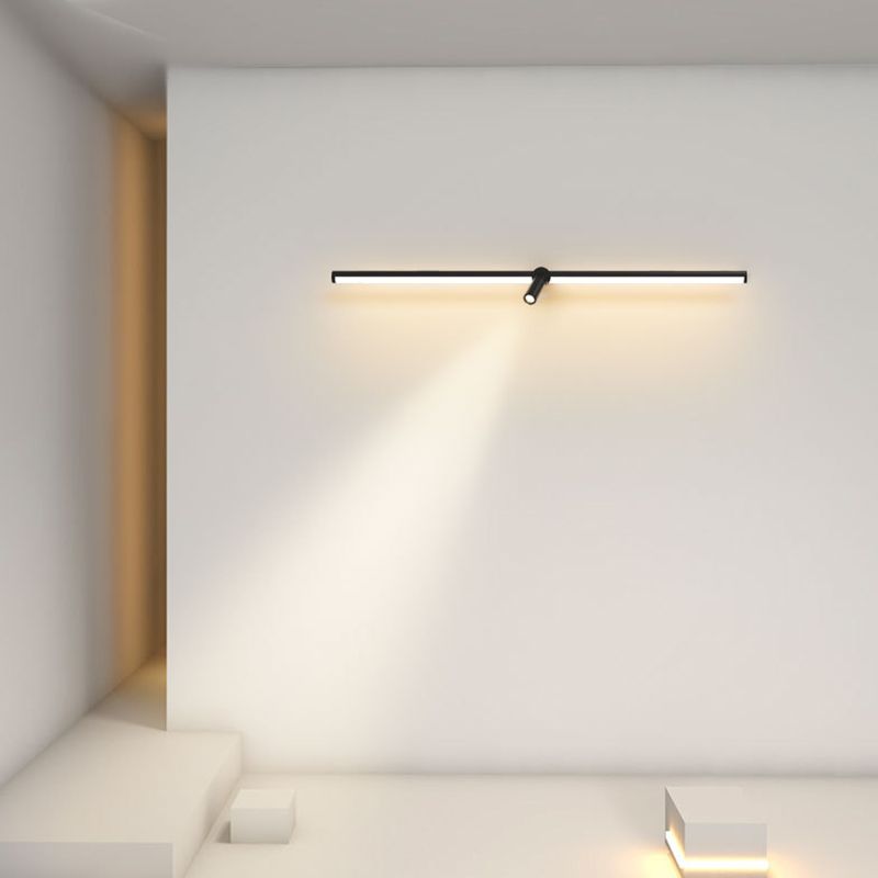 Lámpara de luz de pared de tocador lineal de estilo minimalista moderno