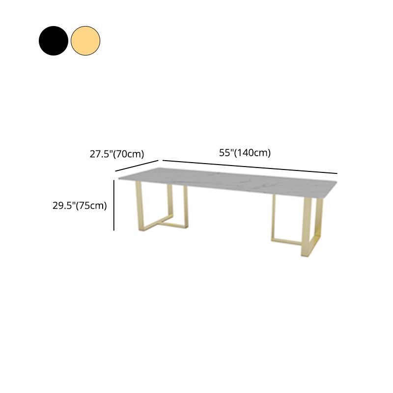 Sintered Stone Home Meeting Table Industrial Office Writing Table