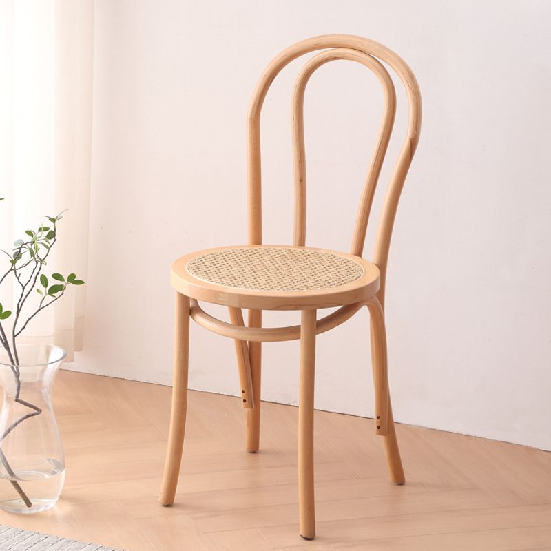 Contemporary Kitchen Dining Chairs Solid Wood Armless Chairs