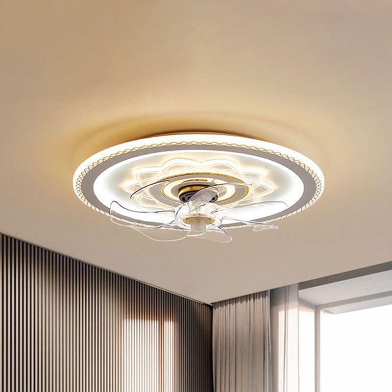 19,5 "W Circular Metal plafond Light