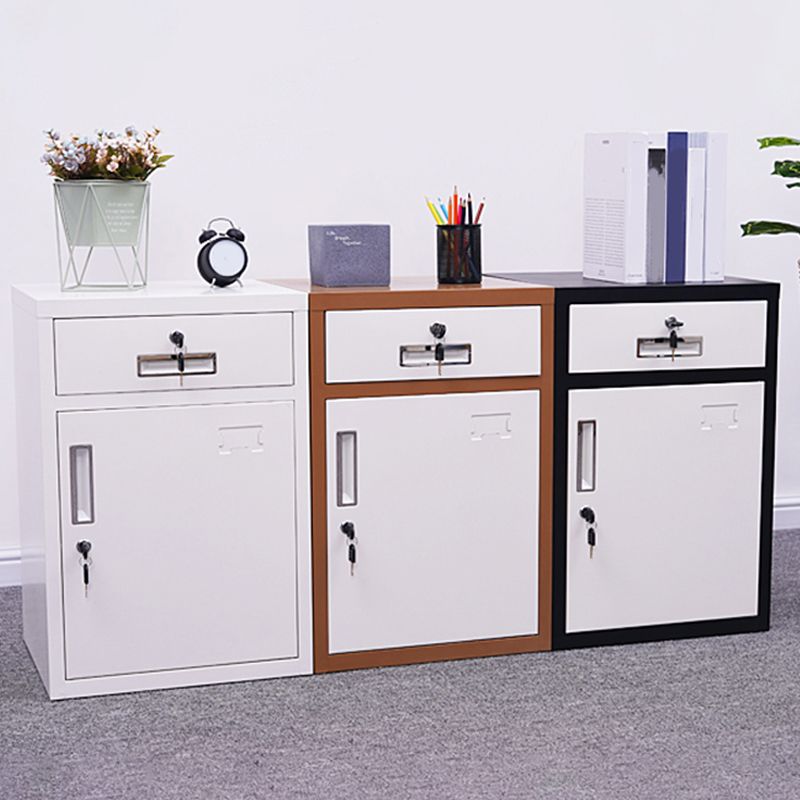 Vertical Filing Cabinet Contemporary Metal Fire-Resistant File Cabinet