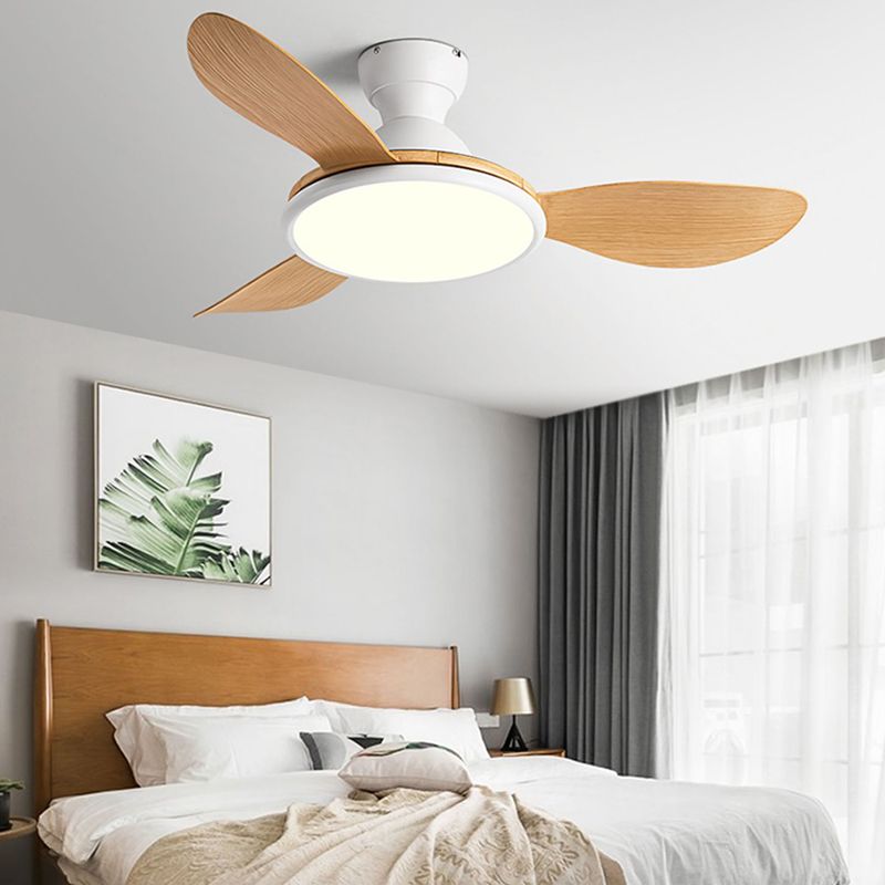 Nordic Style LED Ceiling Fan 42" Fan Lighting for Living Room