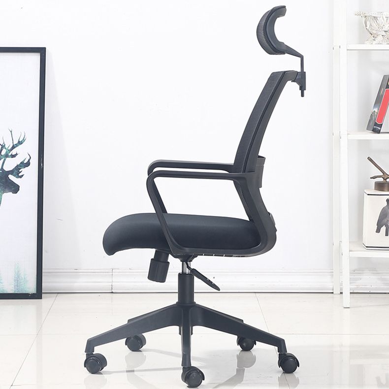 Contemporary Adjustable Office Chair Mid-Back Swivel Desk Chair