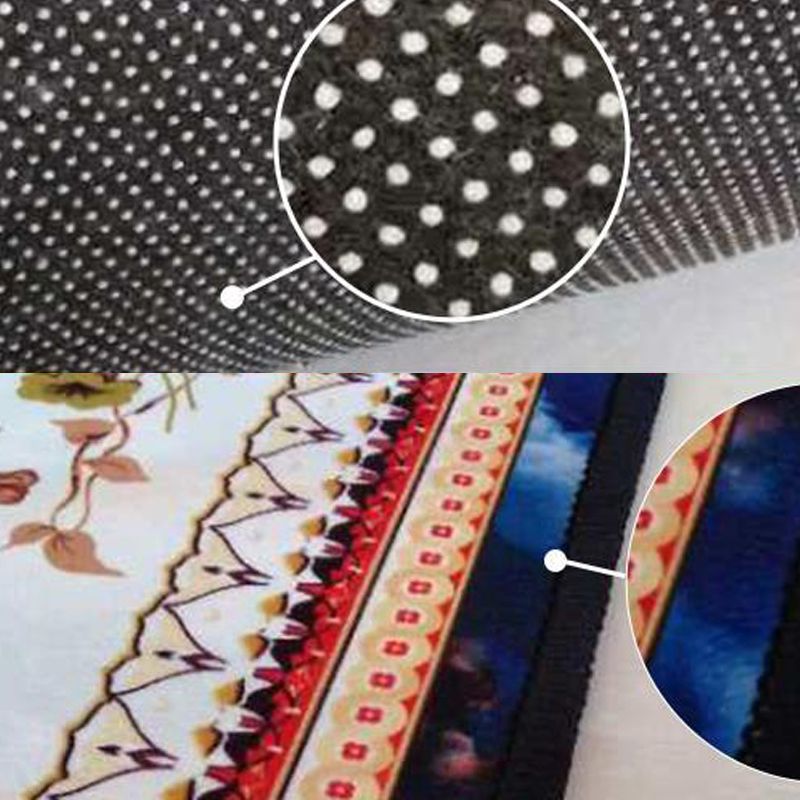 Vintage medaillonpatroon Tapijt Polyester Gebied Rug vlekbestendig gebied Rug voor woonkamer