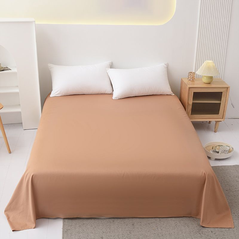 Whole Colored Sheets Twill Non-Pilling Soft Breathable Cotton Sheet Set