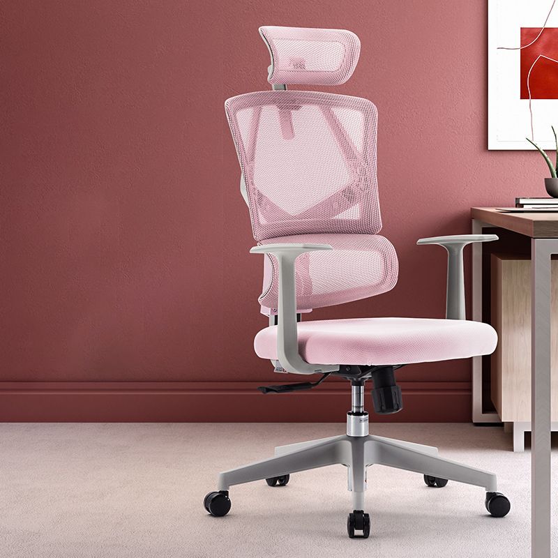 Removable Arms Desk Chair Modern Adjustable Seat Height Swivel Chair