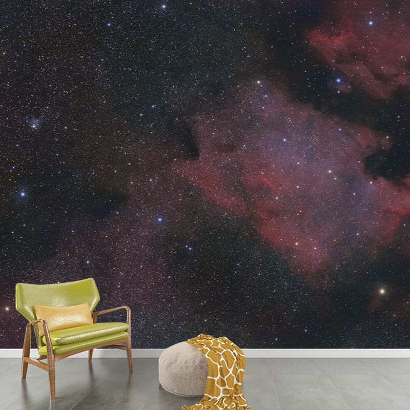 Universe Wall Mural Wallpaper Novelty Style Mildew Resistant for Decoration