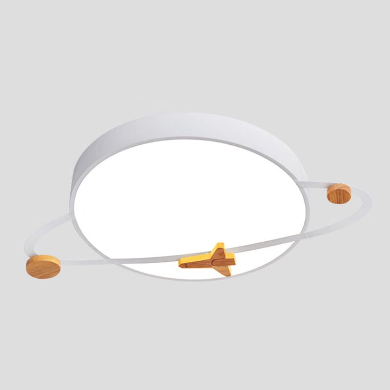 Modern LED Ceiling Light Gray/White Flush Mount Lighting for Home