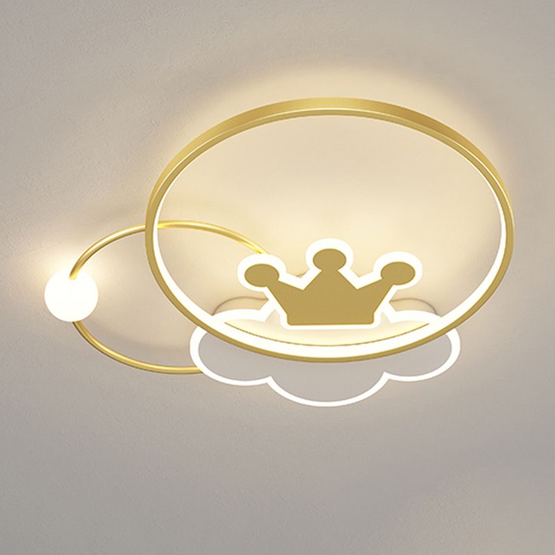 Kids Style Unique Shape Ceiling Fixtures Metal Ceiling Mounted Lights