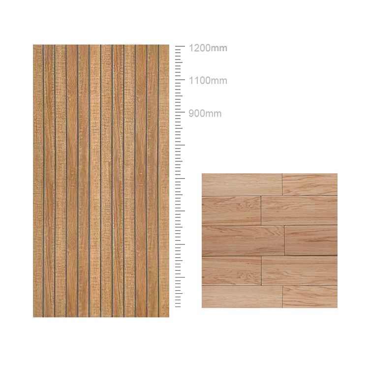 Outdoor Deck Tiles Floor Wall Wooden Snapping Stripe Composite Deck Tiles