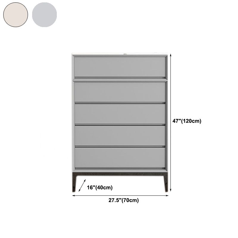 Contemporary Wooden 16" Wide Chest Bedroom Storage Chest with Drawers