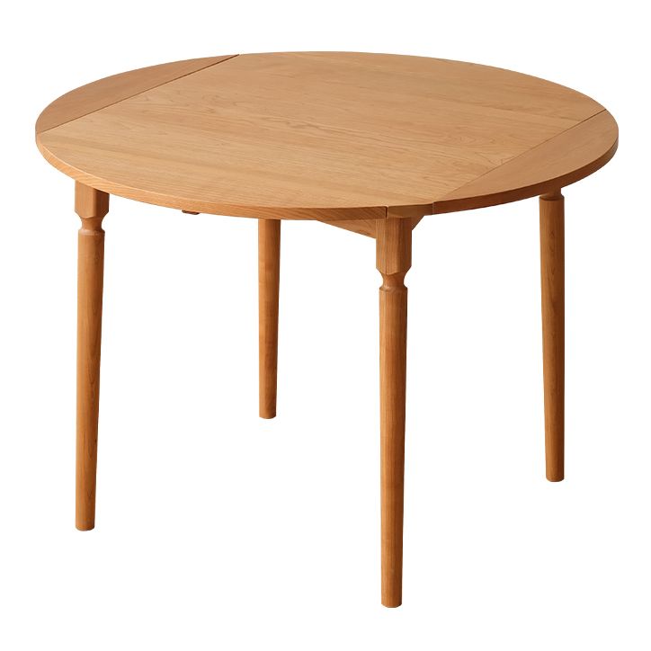 Round Dining Dinette Table Simplicity Style 4-foot Solid Wood Home Furniture