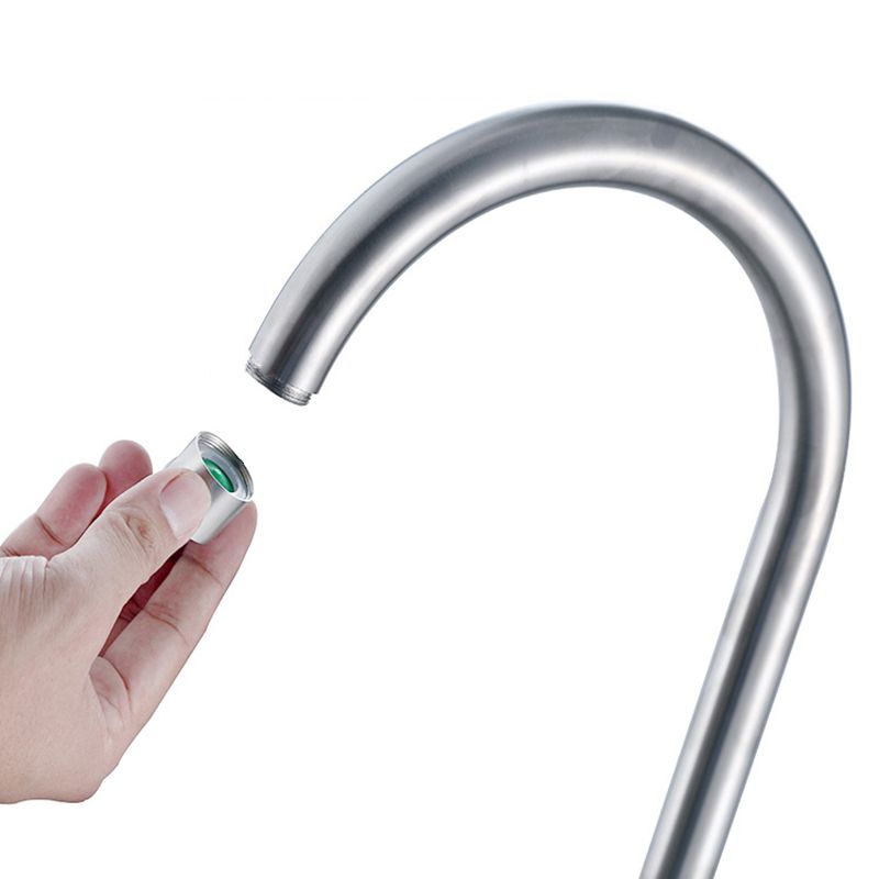 Contemporary Single Handle Bar Faucet Pull-down  Wall-mounted Faucet in Chrome