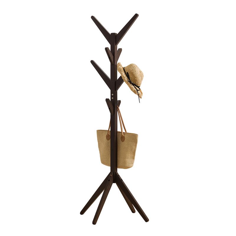 Contemporary Hall Stand Wooden Free Standing Hall Stand with Hook