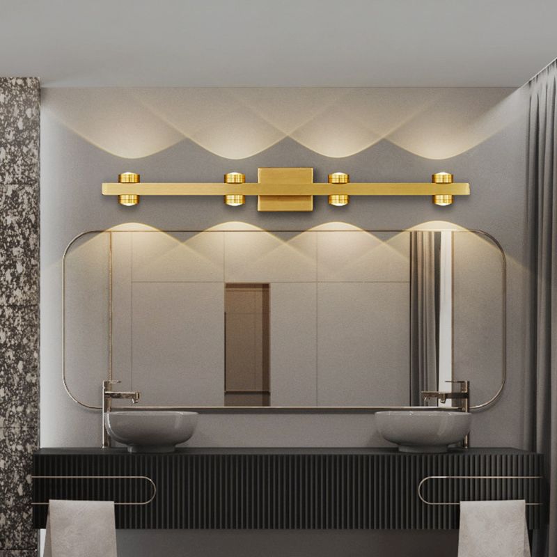 Ultra-Contemporary Vanity Lights Metal LED Wall Light Fixtures for Bathroom