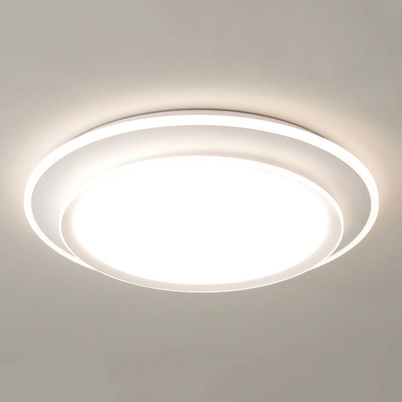 LED Black/white Ceiling Light Contemporary Flush Mount Lighting for Home