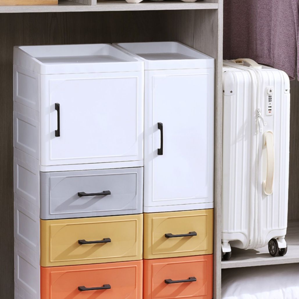 Modern Kitchen Sideboard with Acrylic Drawers Cabinets and Storage