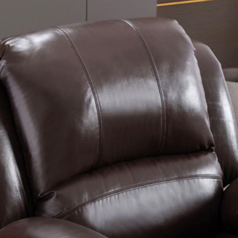 Contemporary Recliner Chair Solid Color Metal Indoor Standard Reclining