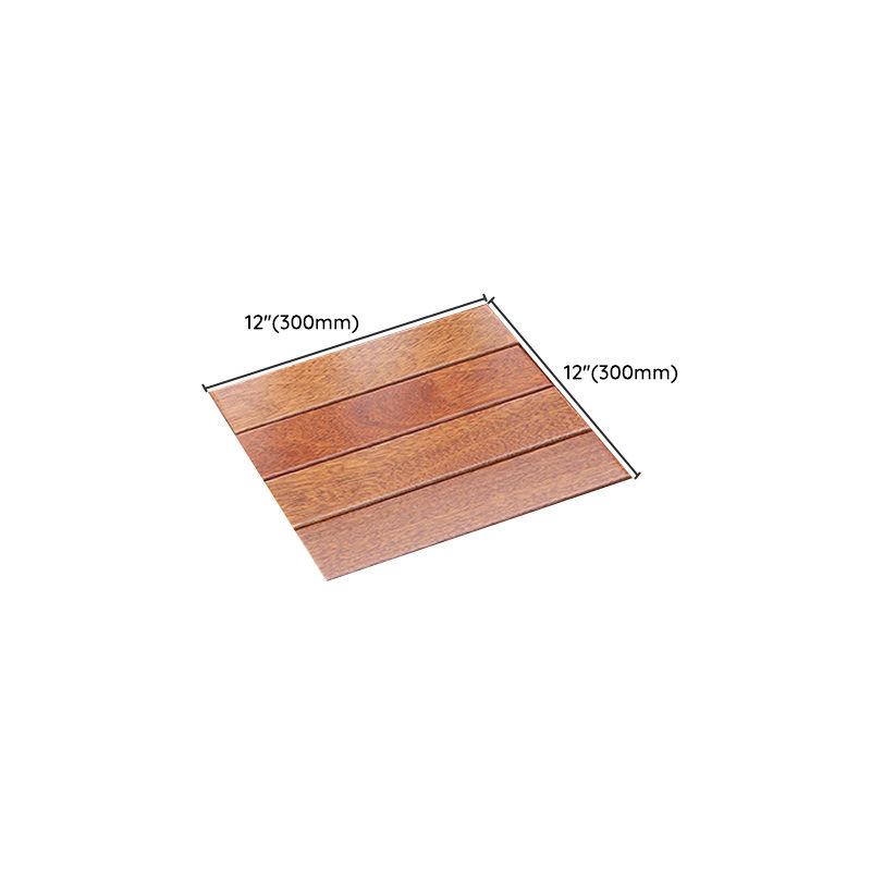 Wood Flooring Tiles Water Resistant Click Lock Solid Wood Flooring Planks