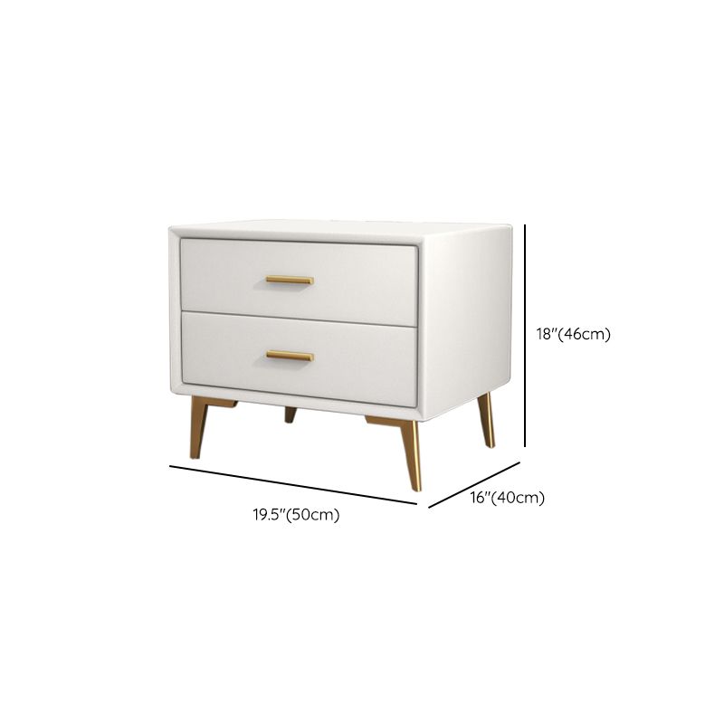 Drawer Storage Bedside Cabinet Contemporary Night Table for Bedroom