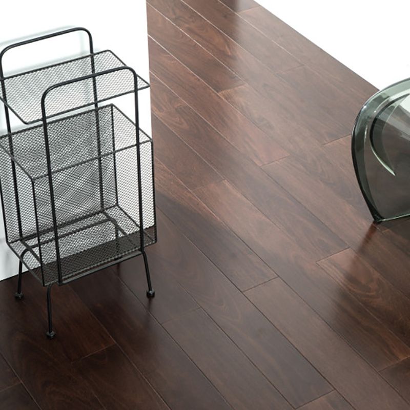 Contemporary Hardwood Deck Tiles Rectangle Solid Hardwood Flooring