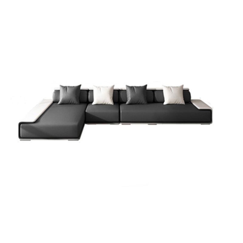 Contemporary Sofa141.73" L X 70.86" W X 29.52" H Armless Sectional for Apartment