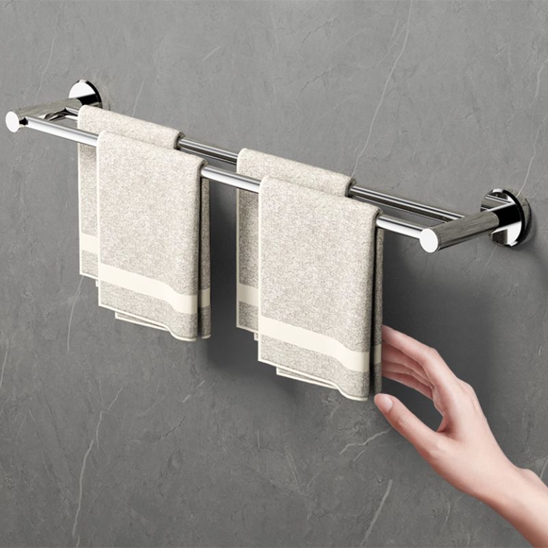 Modern Bathroom Accessory Kit Bath Shelf Stainless Towel Bar Steel Bathroom Set