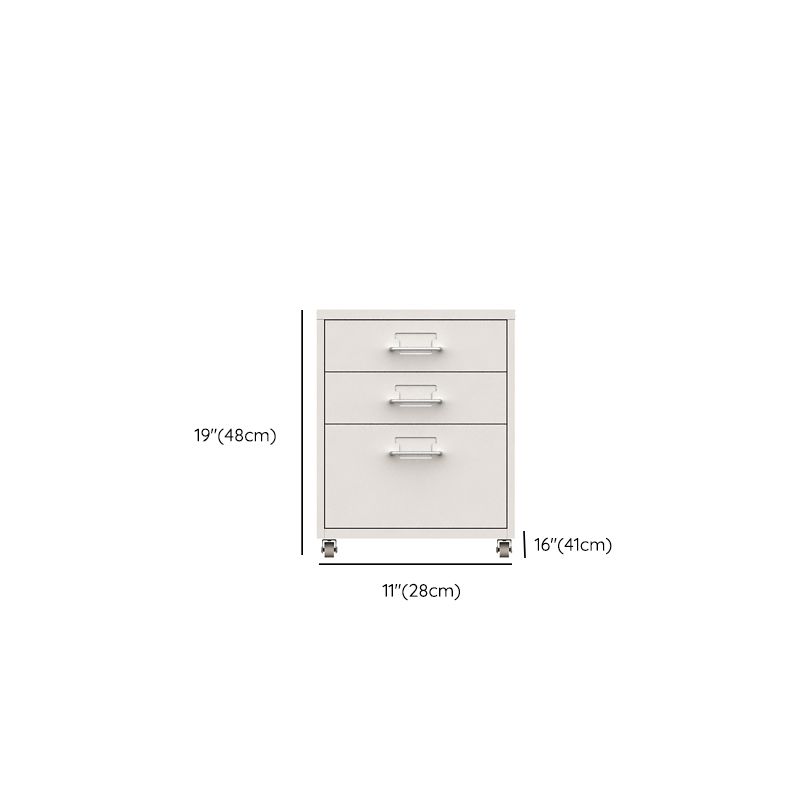 Contemporary Steel Filing Cabinet File Pedestal File Cabinet with Drawers