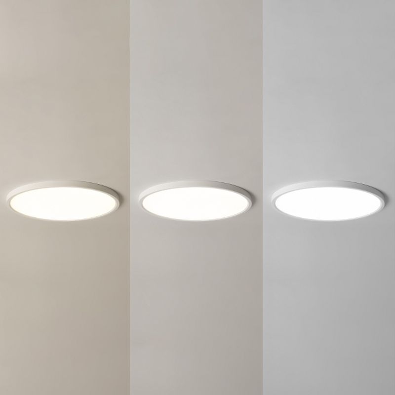 Round Flush Mount Light Modern Minimalist Flush Mount Ceiling Lamp for Living Room