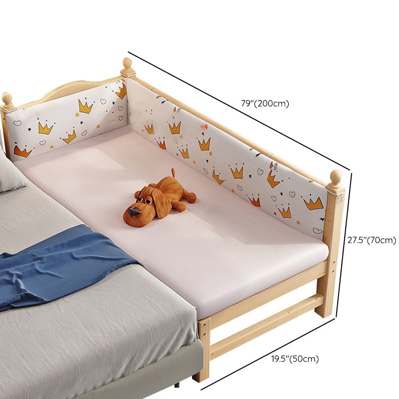 Scandinavian Kids Bed No Theme Gender Neutral Kids Bed with Mattress