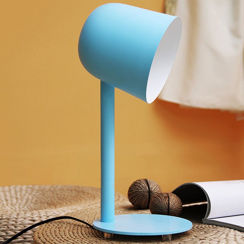 Kindergärtner Schlafsaal Tasse Schreibtisch Leuchte Metal Ein leichter Macaron Loft Desk Lampe