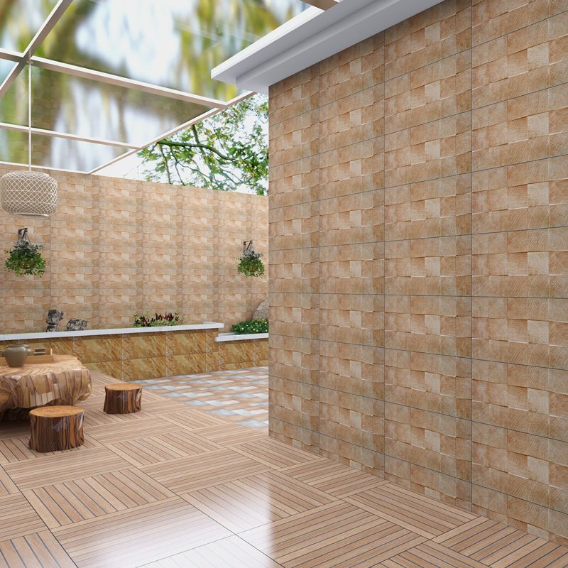 Ceramic Wall Tile Rectangle Straight Edge Outdoor Floor Wall Tile