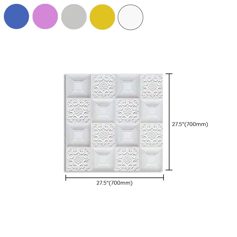 Wall Ceiling Glam Peel and Stick Waterproof Faux Brick Living Room Wall Panel (10-Pack)