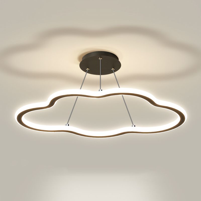 Nordic Cloud Chandelier Metal Single Light LED Chandelier Pendant for Living Room