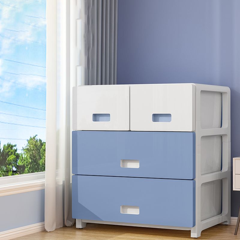 Modern Dresser Plastic Kids Nightstand with Drawers for Kids