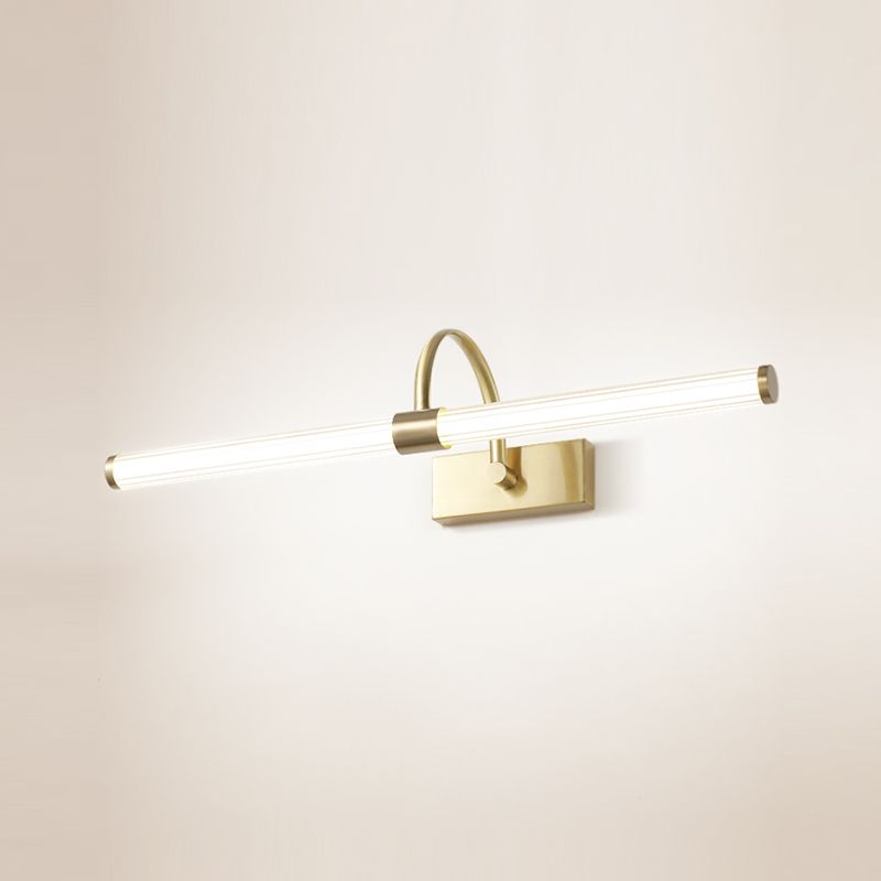 Lineaire schaduw metalen wandwandcontract Moderne stijl 1 lichte spiegel wandmontage verlichting