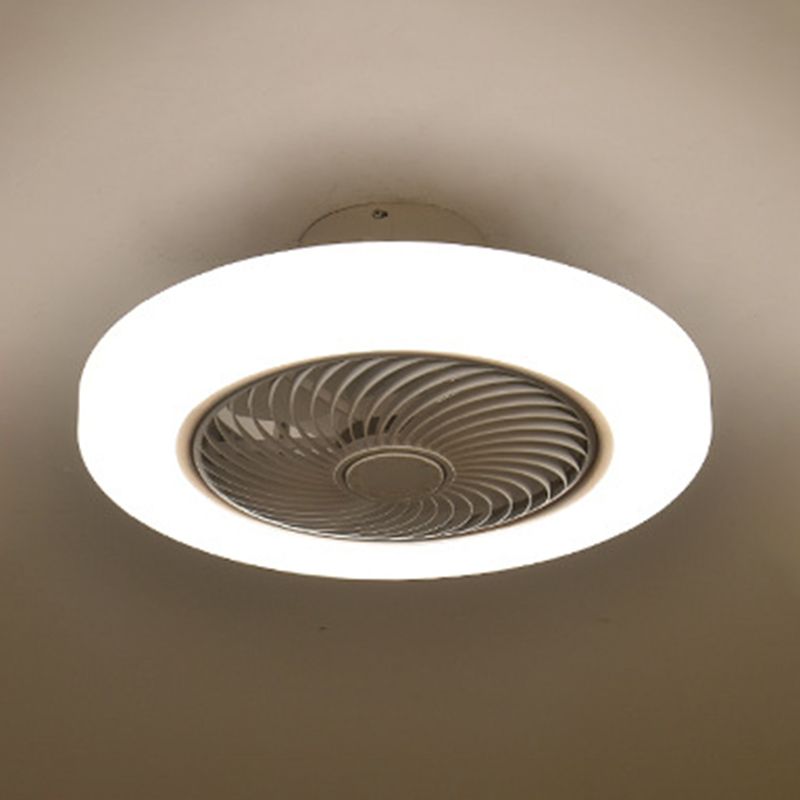 Ceiling Fan Light Minimalist Style Bedroom LED Ceiling Mounted Light