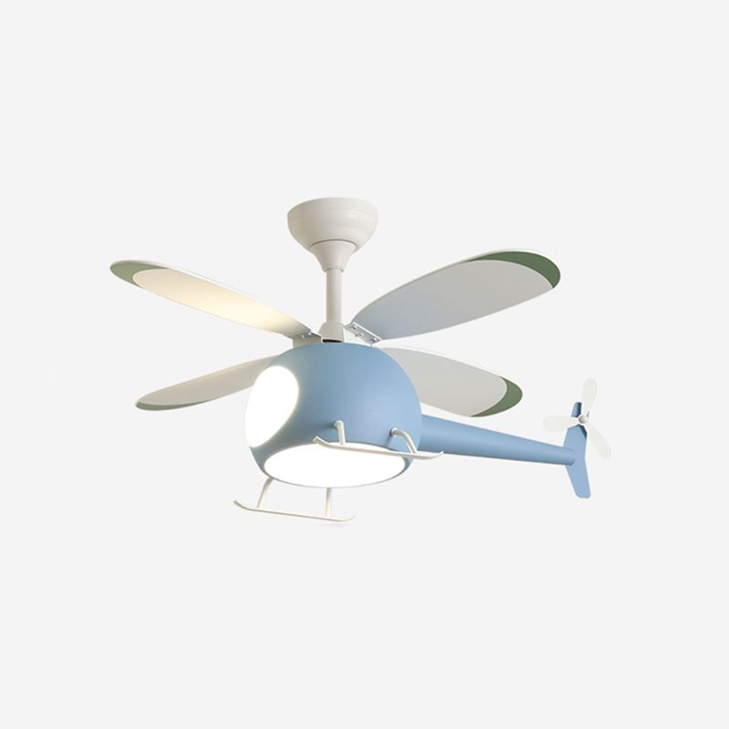 Modern Style Ceiling Fan Lamp Metal Multi Light Ceiling Fan Lighting for Children's Room