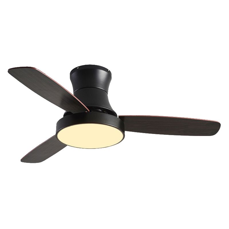 Contemporary Ceiling Fan Light Fixture Colorful LED Ceiling Lamp for Bedroom