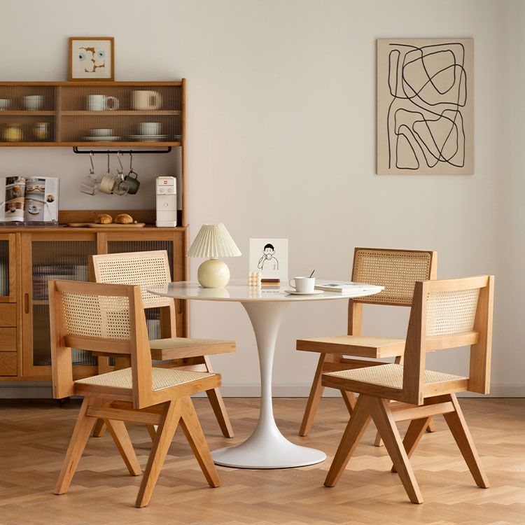 Modern Dining Room Dining Chairs Rubber Wood Dining Side Chairs