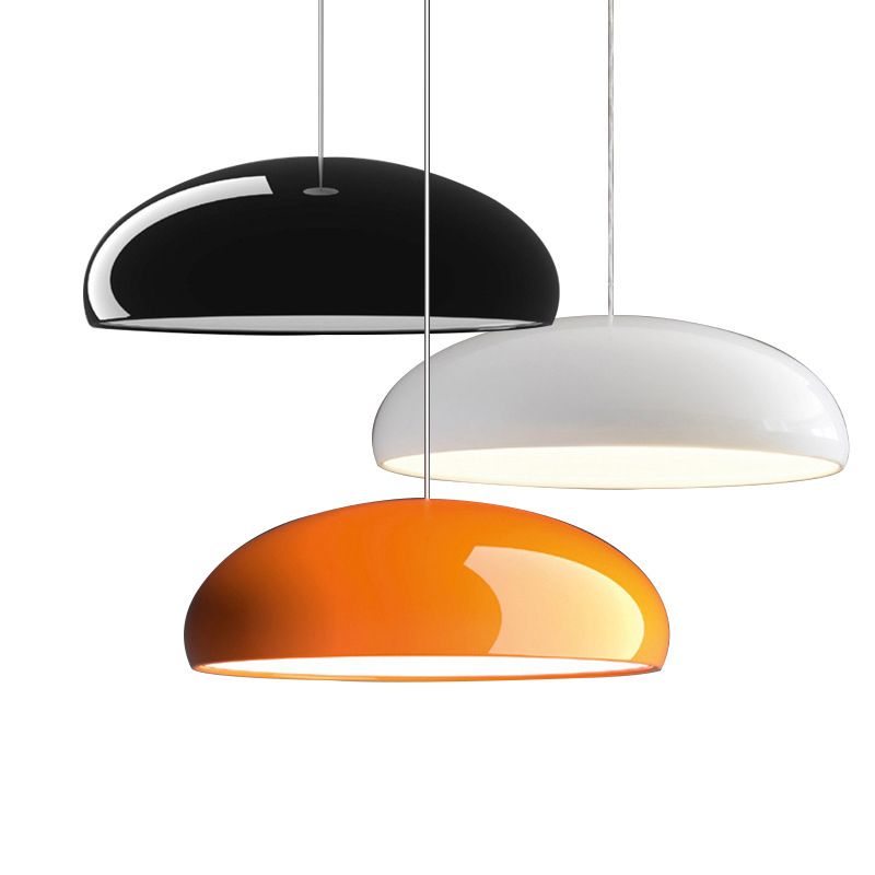 Macaroon Metal Hanging Light, Noordse koepel 1-licht hangerverlichting voor woonkamer