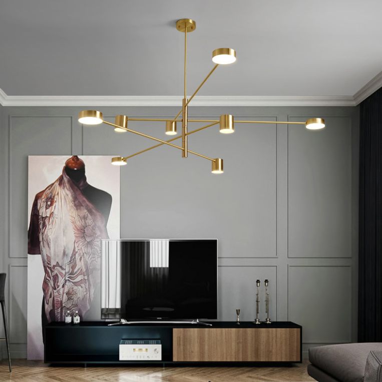 Acryliques luminaires de pendentif contemporain