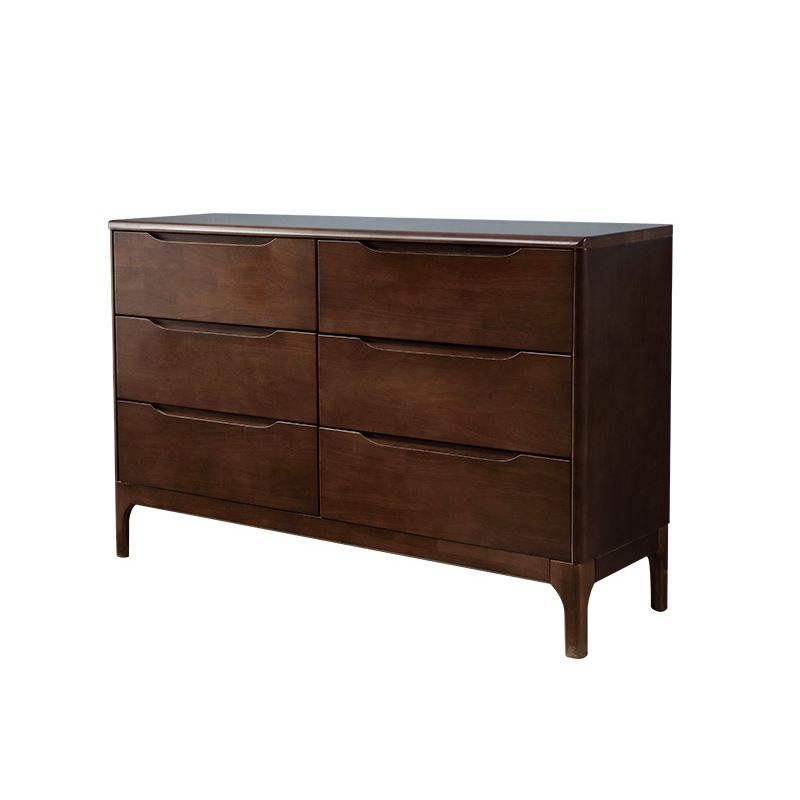 16" D Storage Chest Bedroom Solid Wood Storage Chest Dresser with Drawers